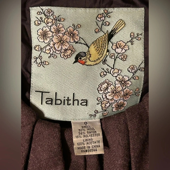 Tabitha Anthropologie foliage finder wool jacket coat ruffle size 0 - Picture 3 of 11